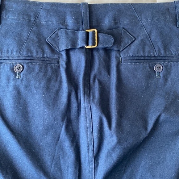 Lauren Ralph Lauren Navy Blue Pencil Skirt with Back Vent - Size 8 - Picture 6 of 7